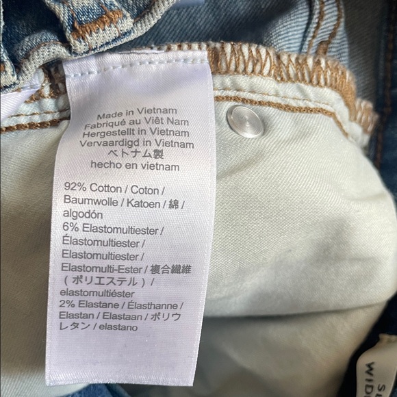 J. Crew Slim Wide Leg Classic Blue Jean, 25P - Picture 6 of 6